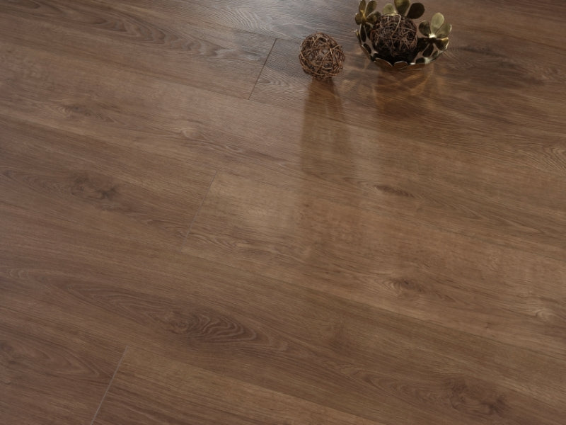 5G 12mm 1.794sqm Water Resistance Laminate Flooring - 1 series 1.5m 112